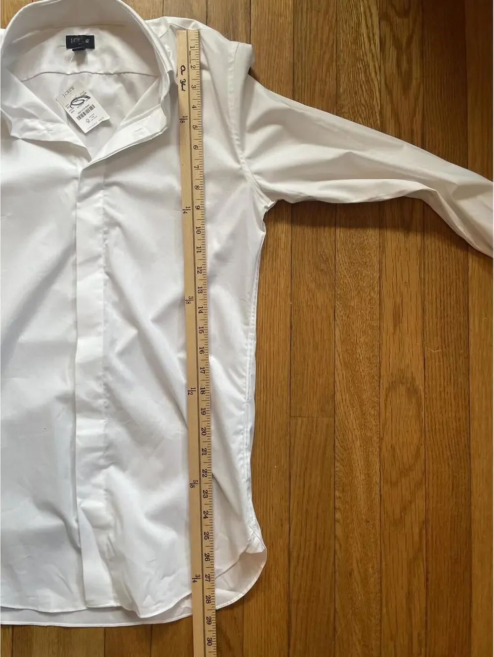 J. Crew Men's White Thomson Tuxedo Shirt 14.5 33 New With Tags